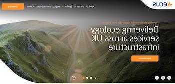 Digital agency Fablr created a new website for Ecus